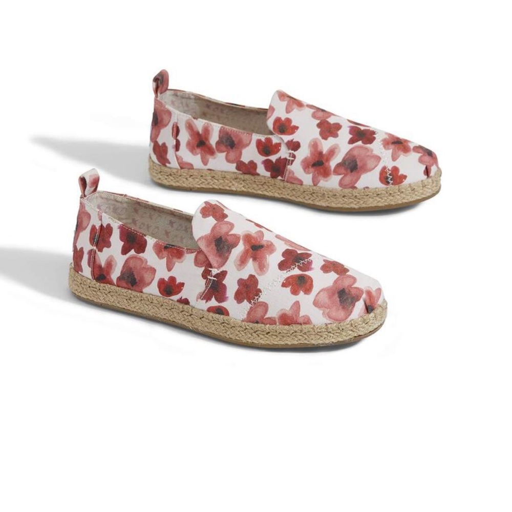 Toms floral shoes